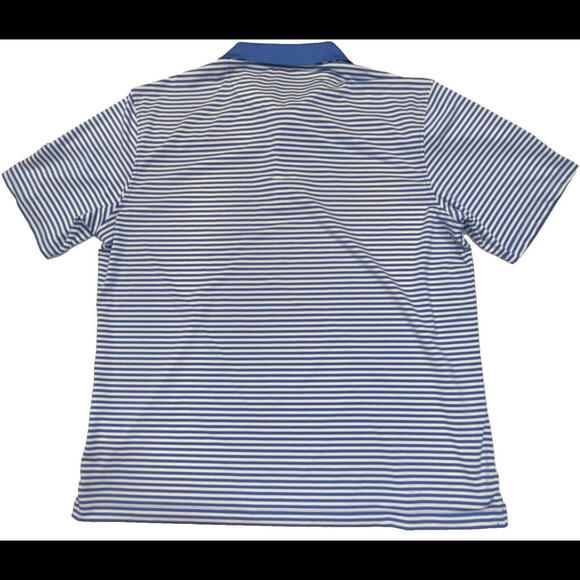 UNTUCKit Polo Preppy Designer Breathable Athletic Gym Golf Comfort Striped Shirt - Picture 2 of 12